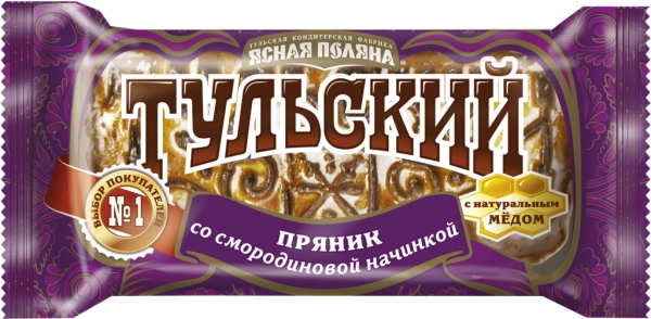 Пряник ЯСНАЯ ПОЛЯНА Тульский со смородиновой начинкой
